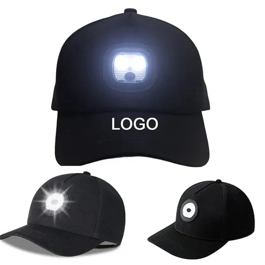 LED Baseball Cap with Removable Light