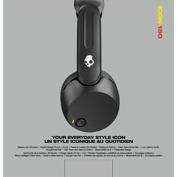 Skullcandy Icon 180 Bluetooth Headphones