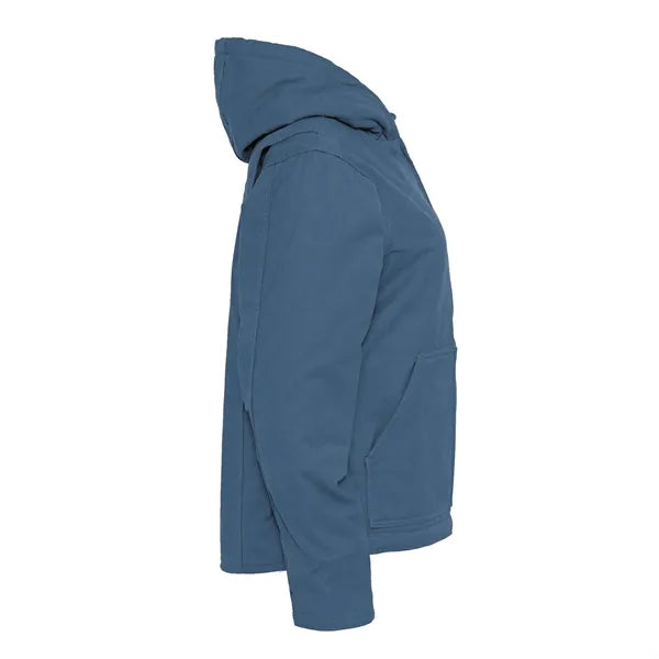Berne Sherpa-Lined Softstone Duck Hooded Jacket