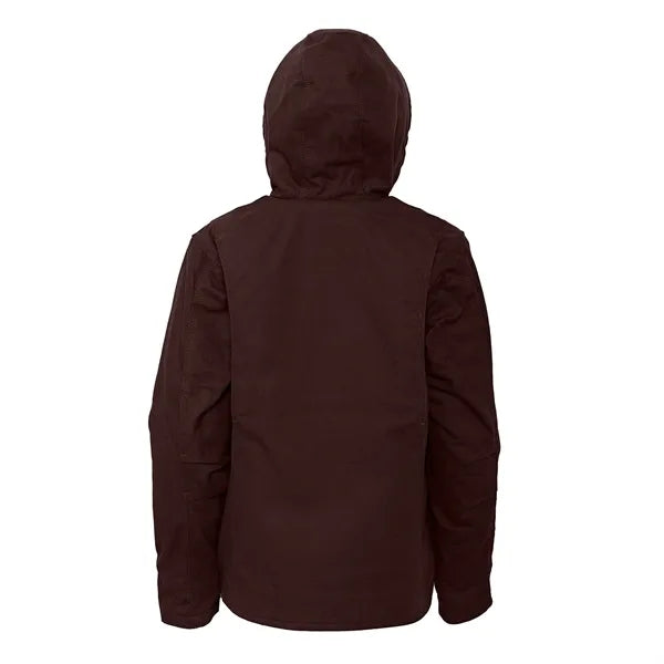 Berne Sherpa-Lined Softstone Duck Hooded Jacket