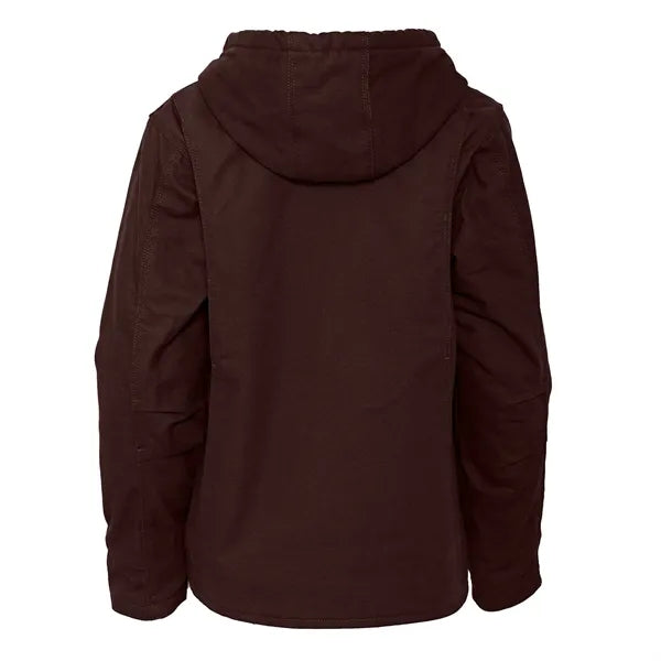 Berne Sherpa-Lined Softstone Duck Hooded Jacket
