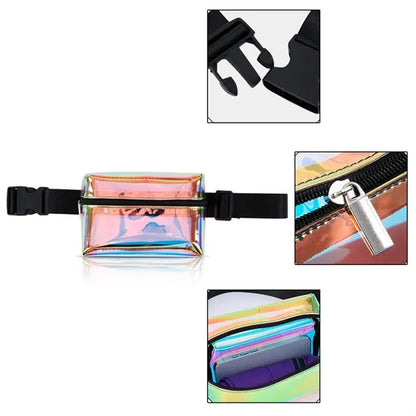 Colorful TPU Waist Makeup Bag for Women's