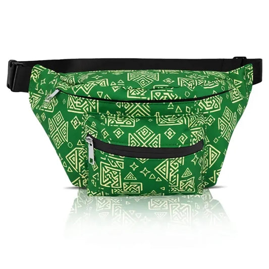 Custom Lightweight Fanny Pack with 3 Zipper Pockets
