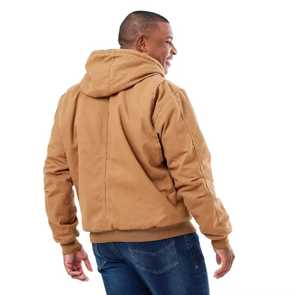 Berne Heartland Washed Duck Hooded Work Jacket