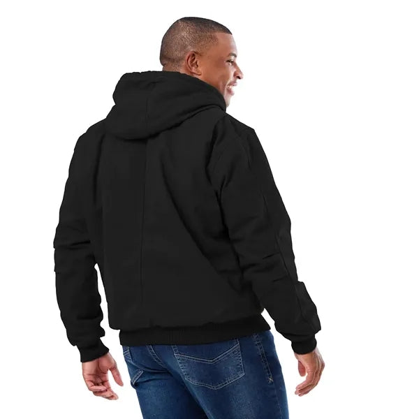 Berne Heartland Washed Duck Hooded Work Jacket
