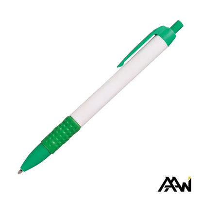Widebody Grip Pen Glossy White Barrel - Matte