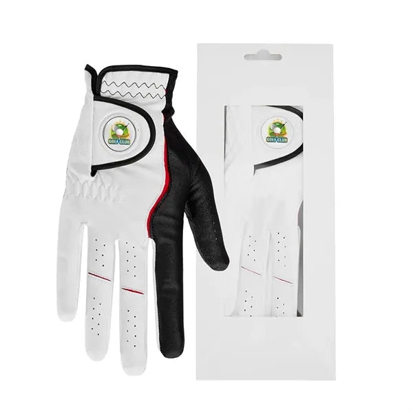 Microfiber Golf Glove With Ball Marker
