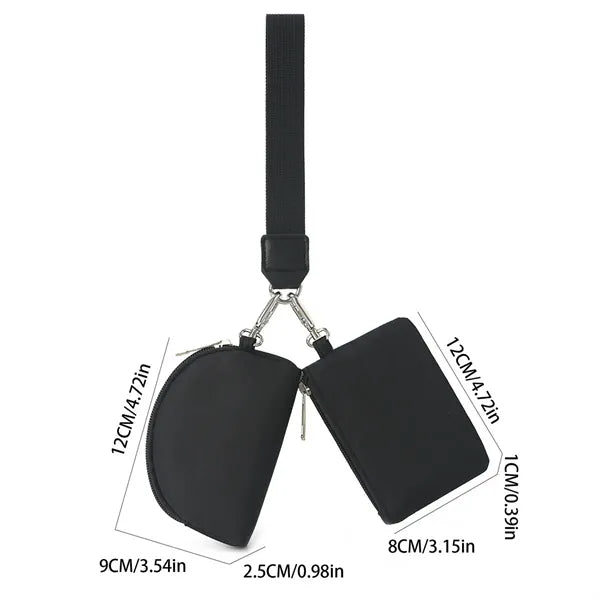 Mini Zip Around Wristlet Wallet