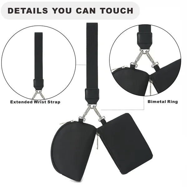 Mini Zip Around Wristlet Wallet