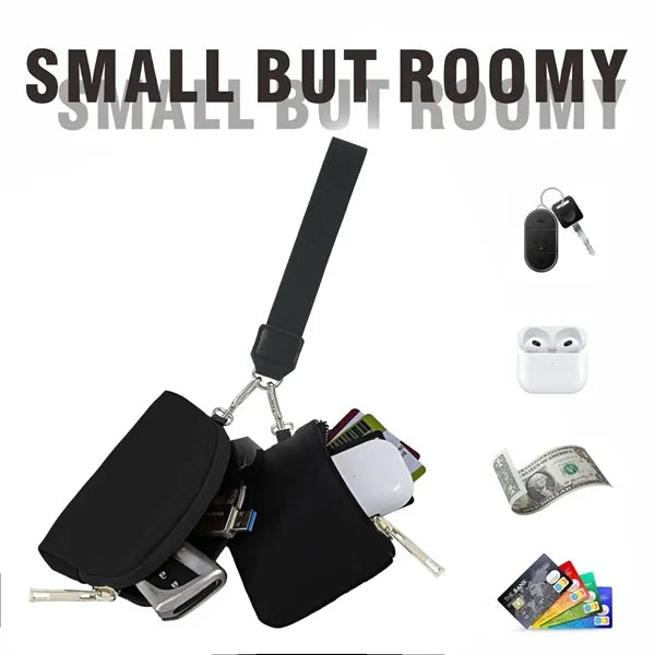 Mini Zip Around Wristlet Wallet