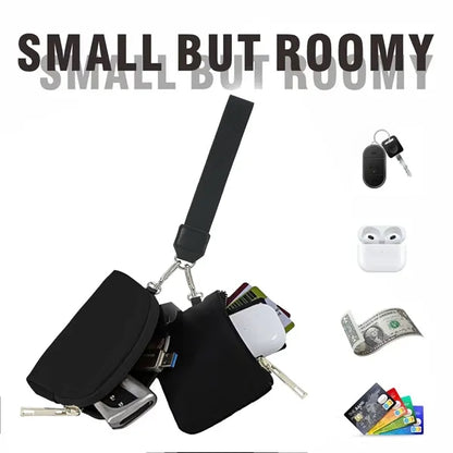 Mini Zip Around Wristlet Wallet