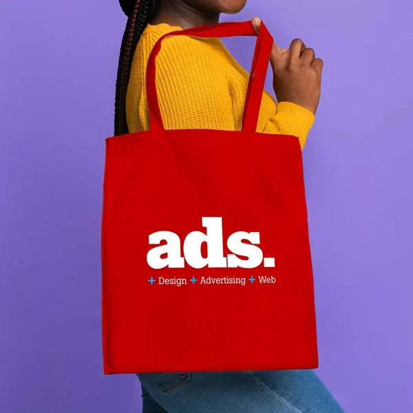 15"x16" Calico Cotton Tote Bag - 140GSM