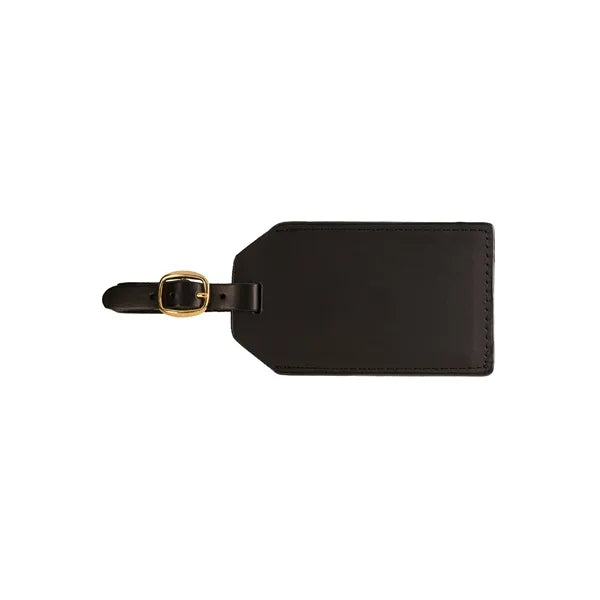 Leeman Grand Central Luggage Tag Sueded Leather