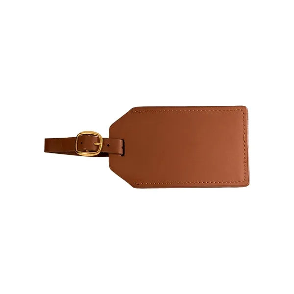 Leeman Grand Central Luggage Tag Sueded Leather