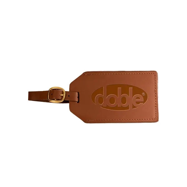 Leeman Grand Central Luggage Tag Sueded Leather