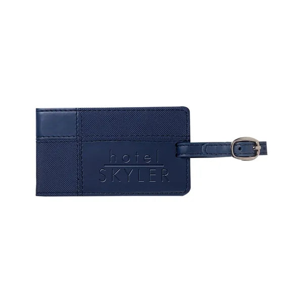 Leeman Tuscany Duo-Textured Luggage Tag