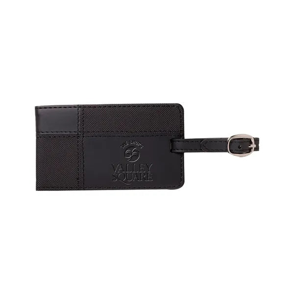 Leeman Tuscany Duo-Textured Luggage Tag