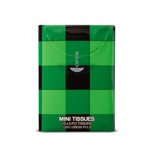 Mini Tissue Packet - Buffalo Plaid