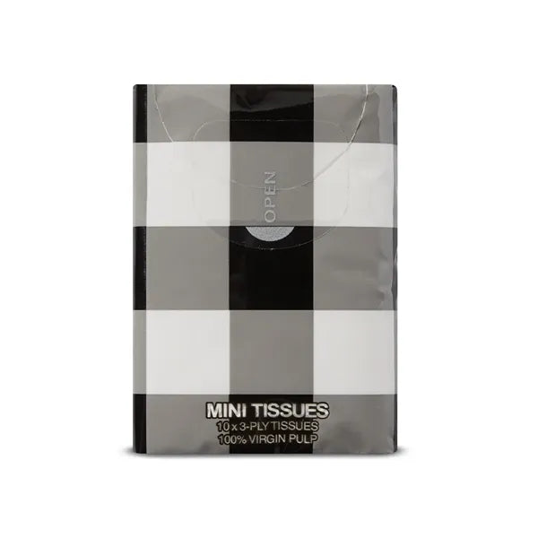 Mini Tissue Packet - Buffalo Plaid