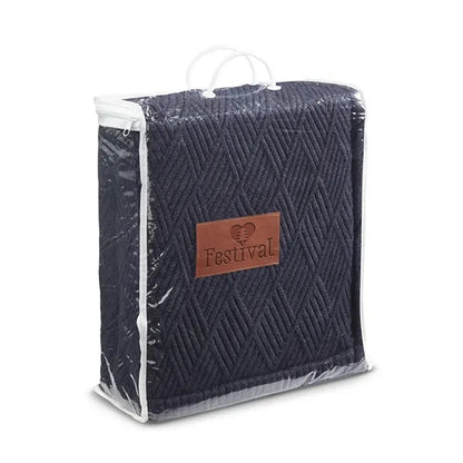 Leeman Trellis Knit Blanket