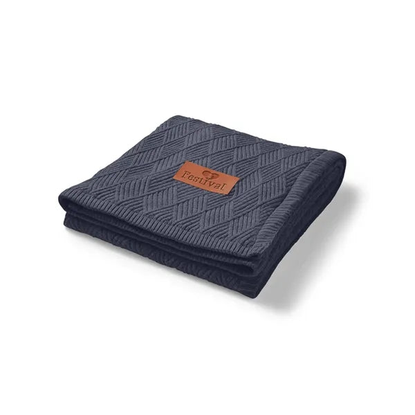 Leeman Trellis Knit Blanket