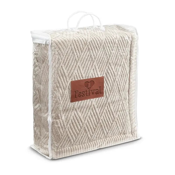 Leeman Trellis Knit Blanket
