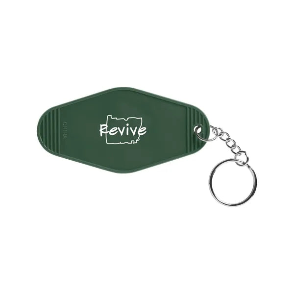 Recycled ABS Motel Keychain
