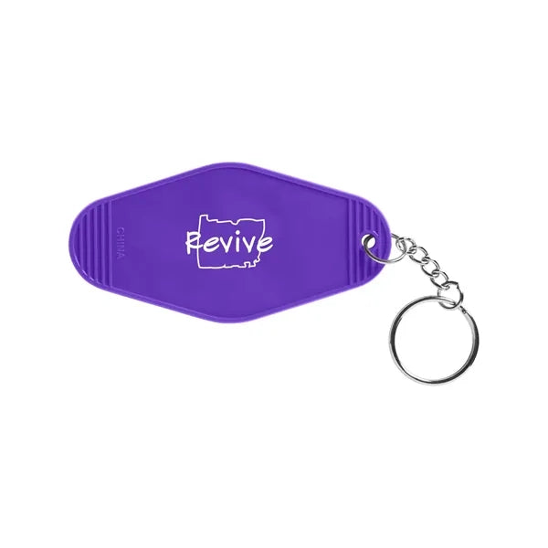 Recycled ABS Motel Keychain