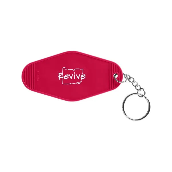 Recycled ABS Motel Keychain