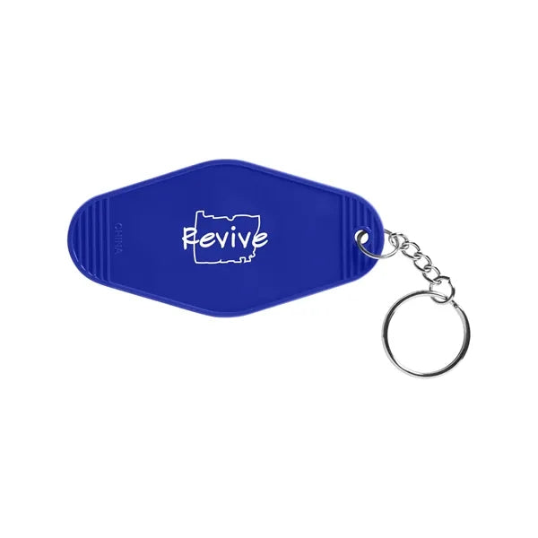 Recycled ABS Motel Keychain