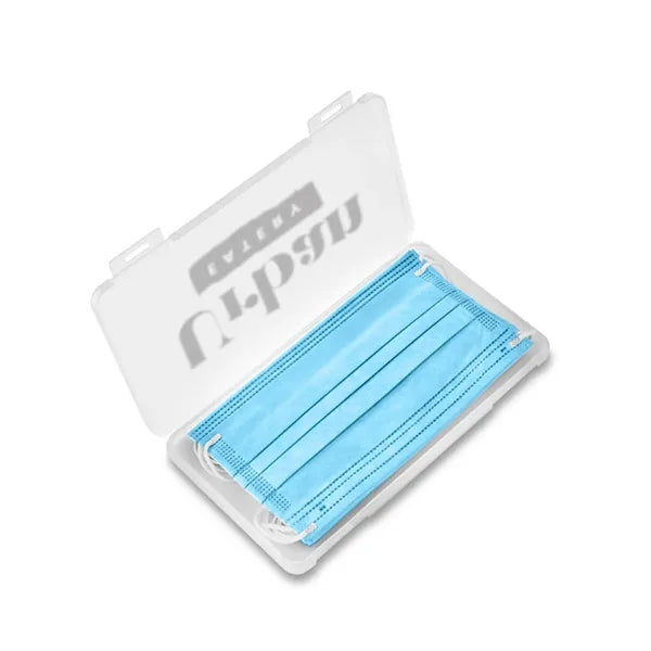 Mask Set In Clear Frosted Case