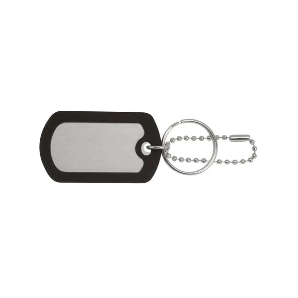 Ball Chain Dog Tag Keychain