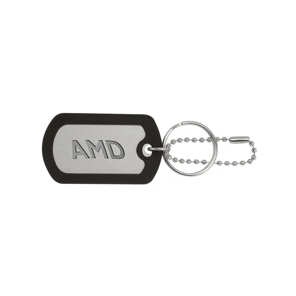 Ball Chain Dog Tag Keychain