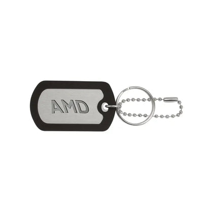 Ball Chain Dog Tag Keychain