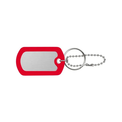 Ball Chain Dog Tag Keychain