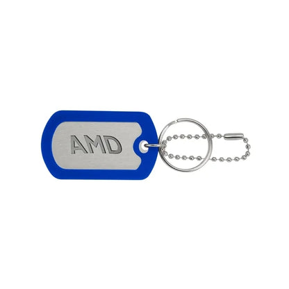 Ball Chain Dog Tag Keychain