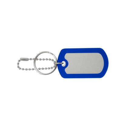 Ball Chain Dog Tag Keychain