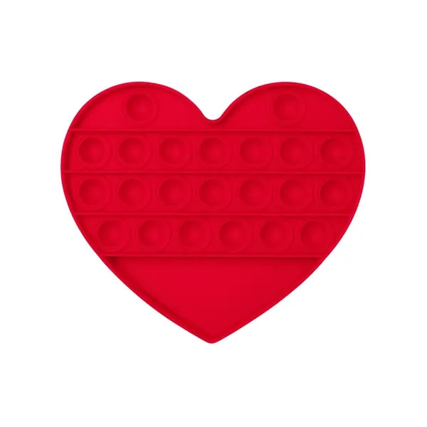 Push Pop Bubble Heart Shape Fidget Sensory Toy