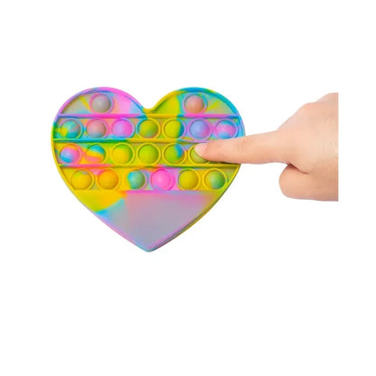 Push Pop Bubble Heart Shape Fidget Sensory Toy