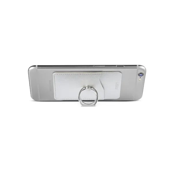 Leeman Shimmer Card Holder With Metal Ring Phone Stand