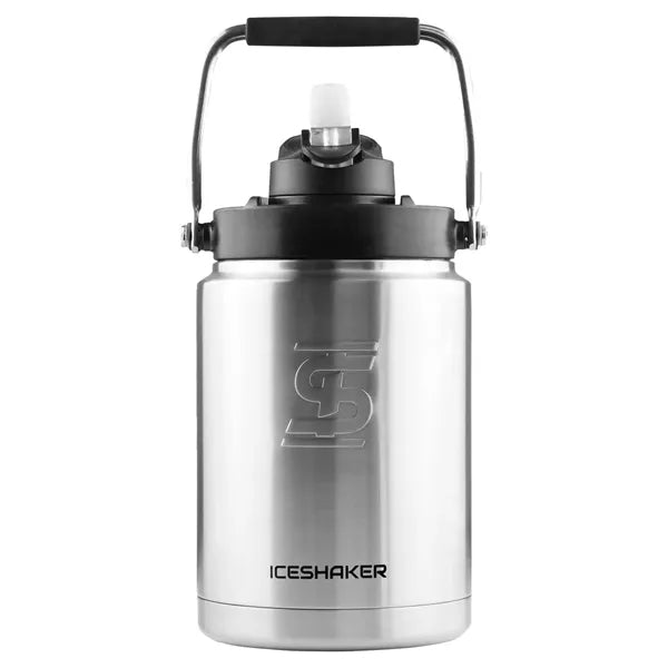 Ice Shaker Half-Gallon Stainless Steel Jug