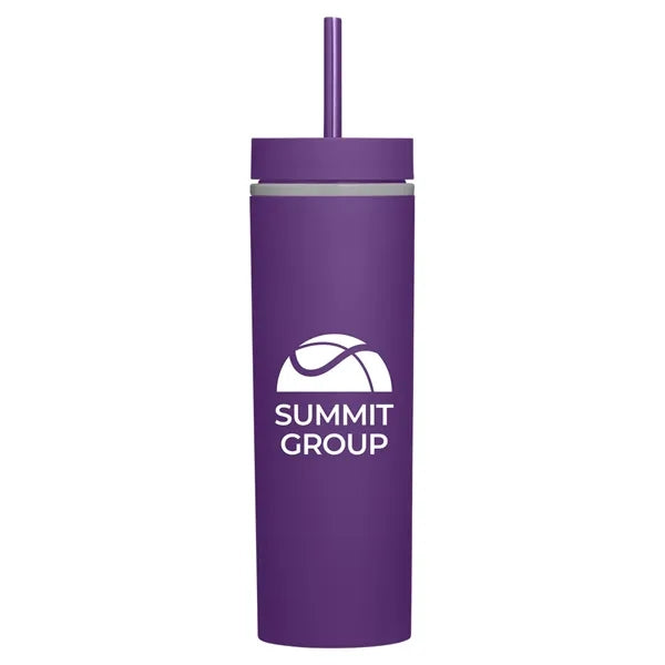 Adventure 16 oz Insulated Tumbler With Straw