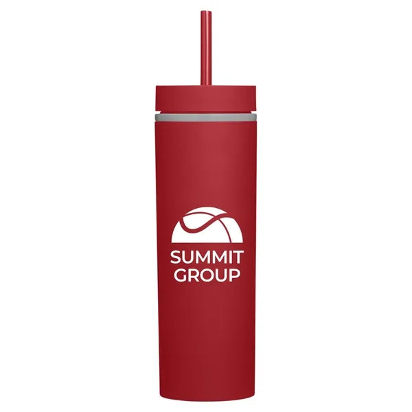 Adventure 16 oz Insulated Tumbler With Straw