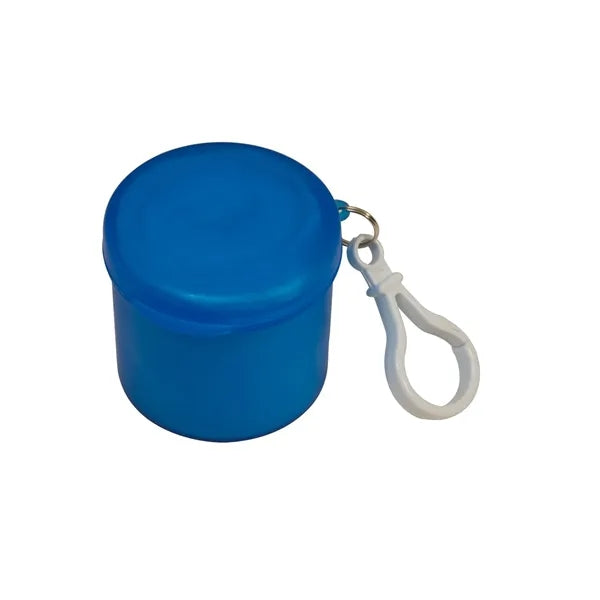 Poncho In Carabiner Case