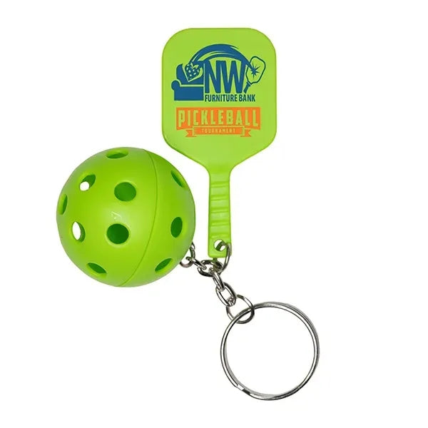 Pickle Ball Keychain
