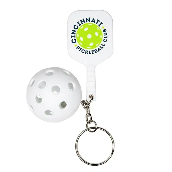 Pickle Ball Keychain
