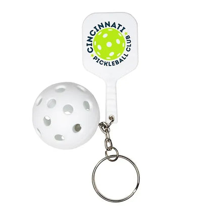 Pickle Ball Keychain