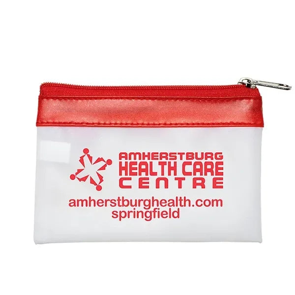 VINYL TRAVEL POUCH
