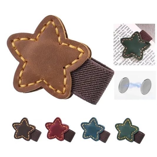 Leather Double-Sided Magnetic Bookmarks