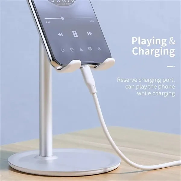 Adjustable Phone Stand with Storage Tray